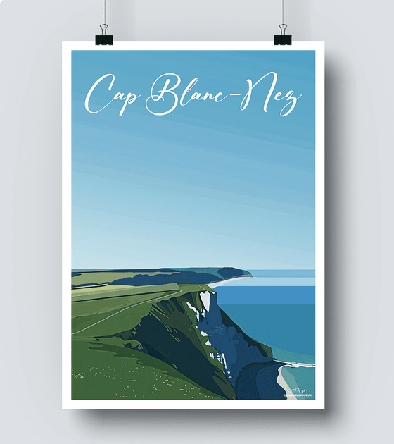 Affiche Cap Blanc Nez – Le Bourlingueur