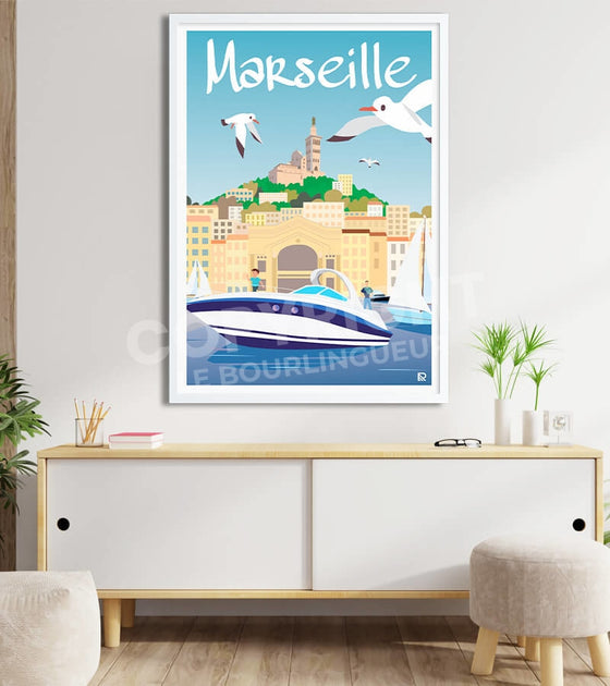 Affiche 50x70 - Marseille en Provence - Marseille