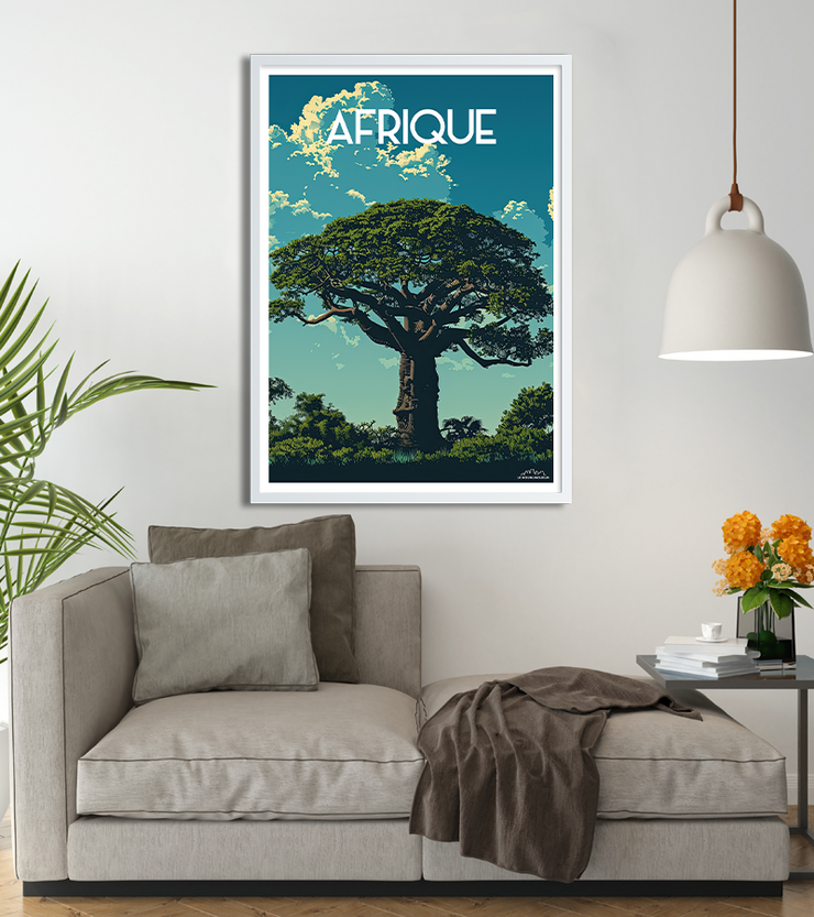 poster Afrique Baobab