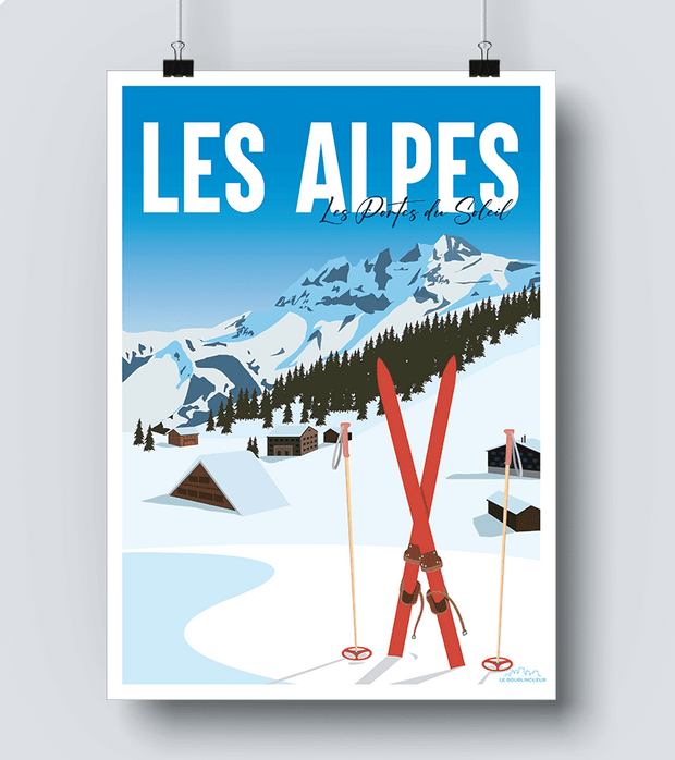 Affiche Morzine Les Alpes