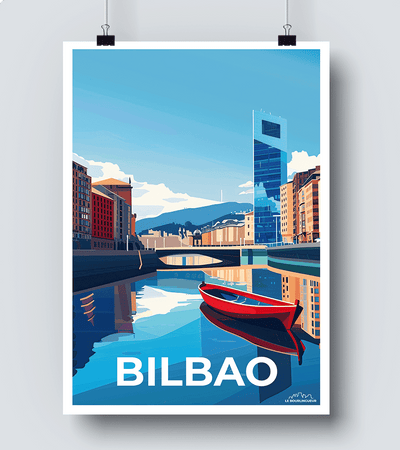 Affiche Bilbao