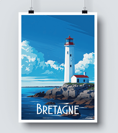 Affiche Vintage Bretagne