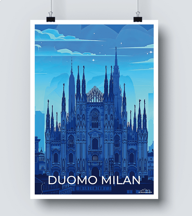 Affiche Duomo Milan