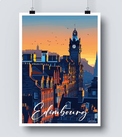 Affiche Edimbourg