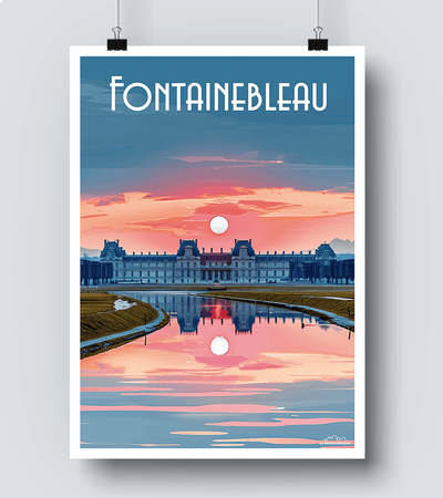 Affiche Fontainebleau