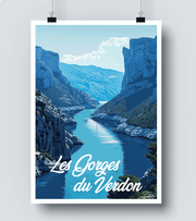 Affiche Les Gorges du Verdon