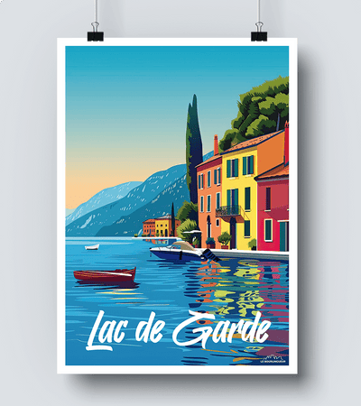 Affiche Lac de Garde