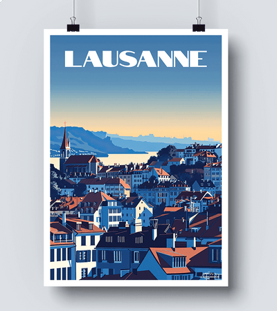 Affiche Lausanne