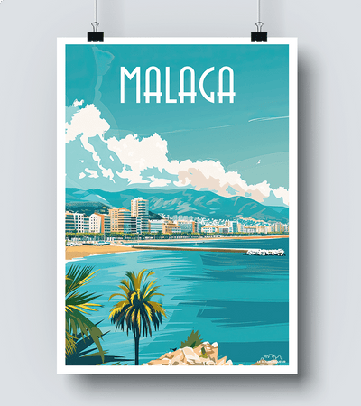 Affiche Malaga
