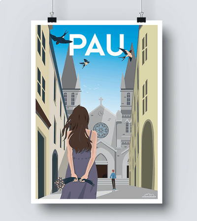 Affiche Vintage Pau