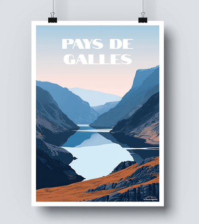 Affiche Pays de Galles - Wales