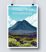 Affiche Piton de la Fournaise