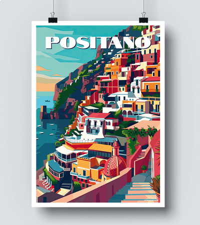 Affiche Positano