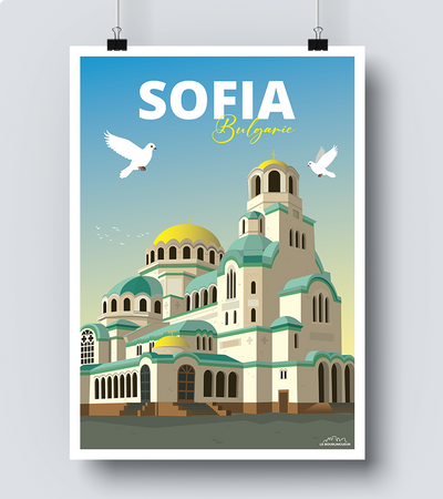 Affiche Sofia - Bulgarie