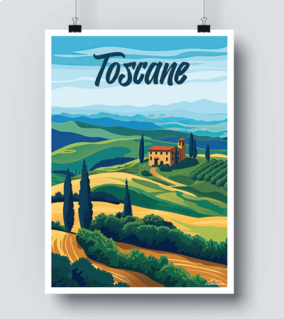 Affiche Toscane