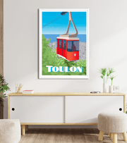 poster Toulon Téléphérique