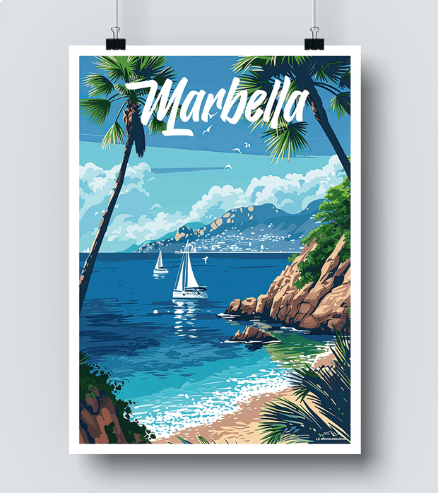 Affiche Marbella