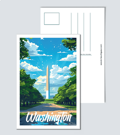 Carte Postale Washington