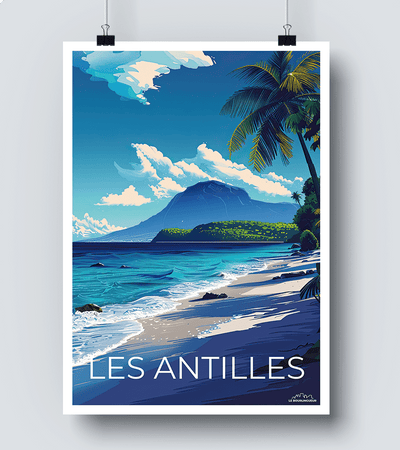 Affiche Les Antilles