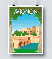 Affiche Avignon 