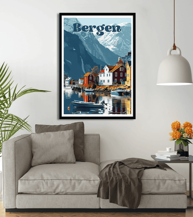 Affiche Bergen