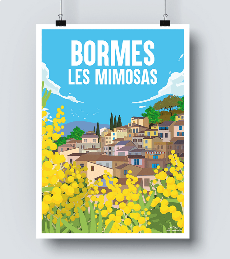 Affiche Bormes-les-Mimosas