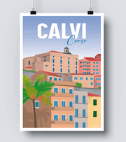 Affiche Calvi - Corse