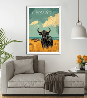 poster Taureaux de Camargue