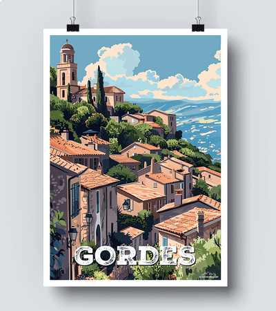 Affiche Gordes