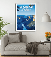 Affiche Gorges de l'Ardèche