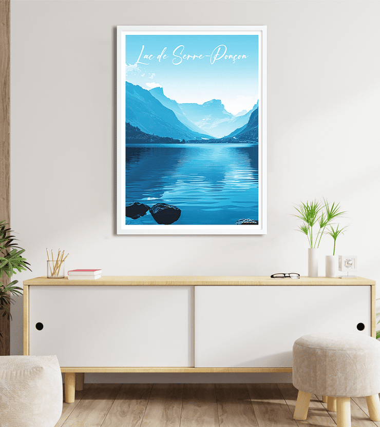 poster Lac de Serre-Ponçon