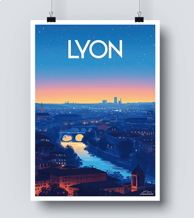 Affiche Lyon Moderne