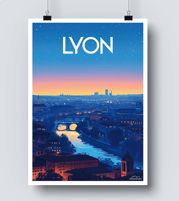 Affiche Lyon Moderne