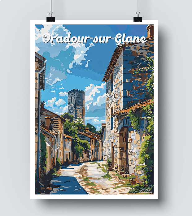 Affiche Oradour sur Glane