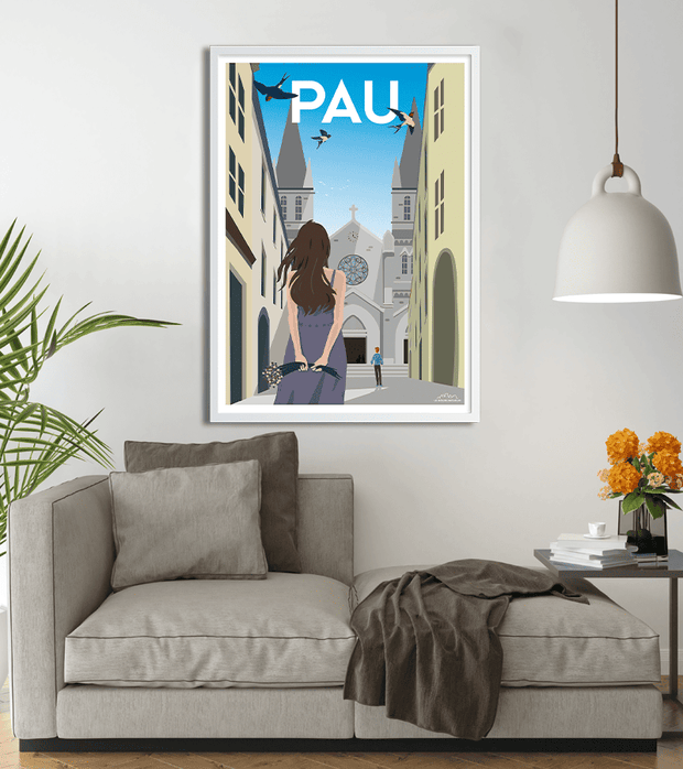 poster Vintage Pau