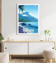 poster l'île de la Réunion