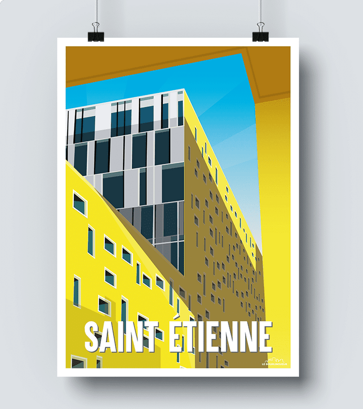 Affiche Moderne Saint Etienne