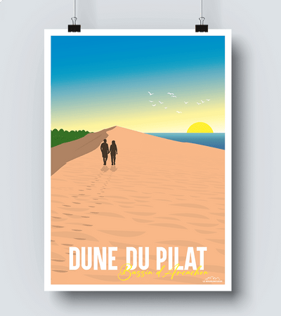 Affiche Bassin Arcachon - Dune du Pilat