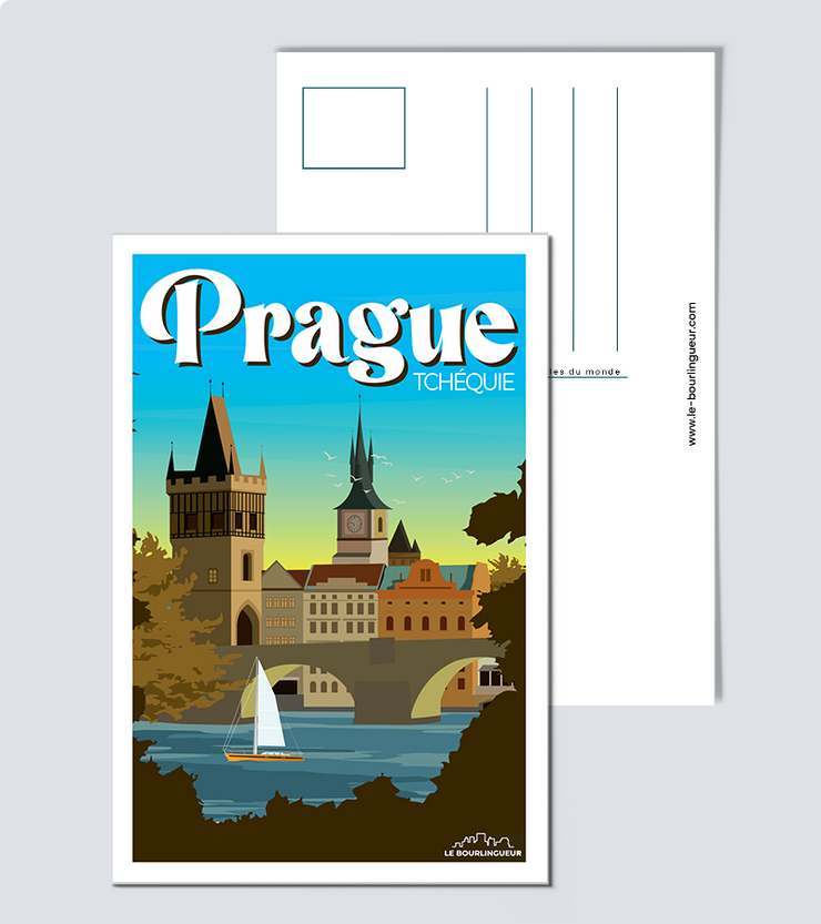 Carte Postale Prague