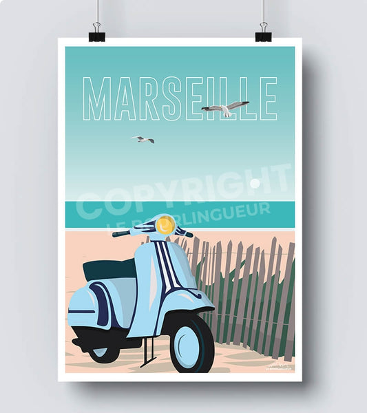 Affiche Marseille - LES AFFICHISTES