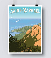 Affiche st rafael travel poster