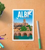 Carte Postale Albi Postale