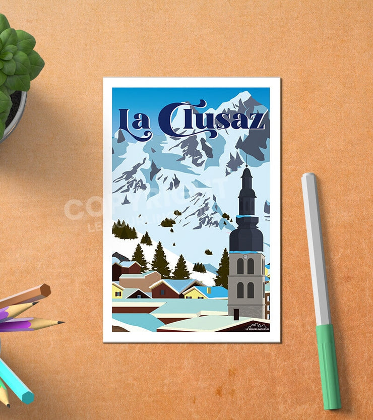 Carte Postale La Clusaz