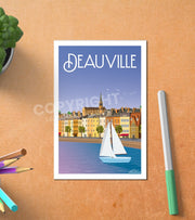 Carte Postale Deauville