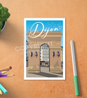 Carte Postale Dijon Porte Guillaume