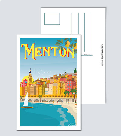 Carte Postale Menton