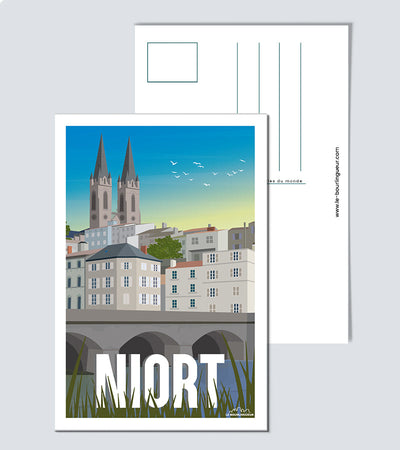 Carte Postale Niort