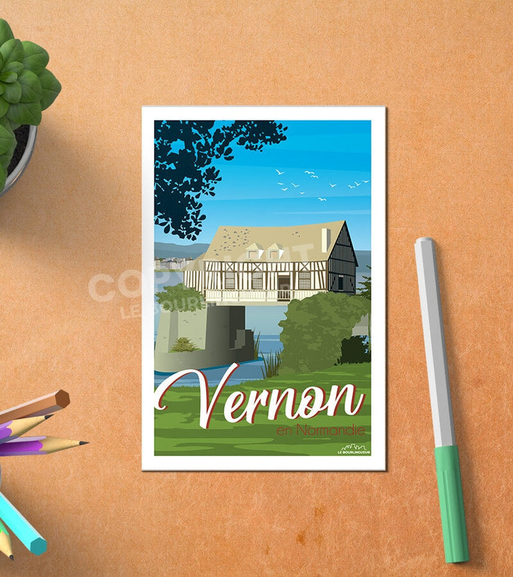 Carte Postale Vernon