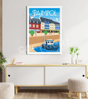 poster vintage paimpol