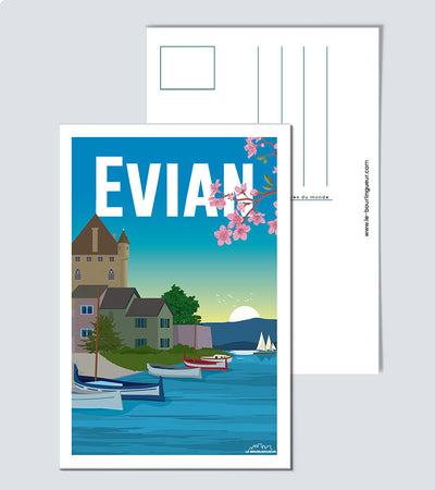 Carte Postale Evian